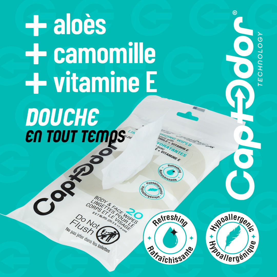 CAPTODOR BODY WIPES
